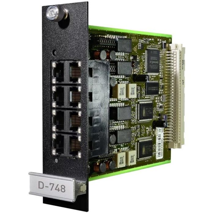 AGFEO Modul D-748 Negro/Verde para Agfeo ES 730 IT, ES 770 IT con Indicadores LED