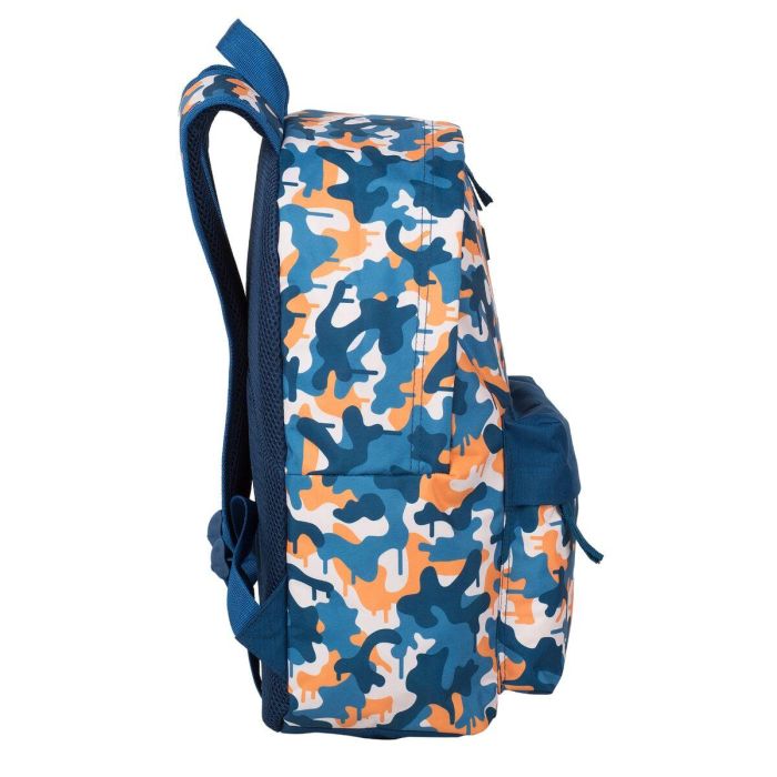 Mochila fortnite blue camo americano. 41 x 31 x 13.5 cm. 1