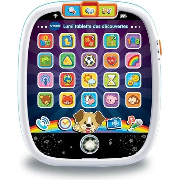 Vtech Baby Lumi White Discovery Tablet - Tableta para niños pequeños con luces, números, formas y animales 0 Vtech Baby Lumi White Discovery Tablet - Tableta para niños pequeños con luces, números, formas y animales 0