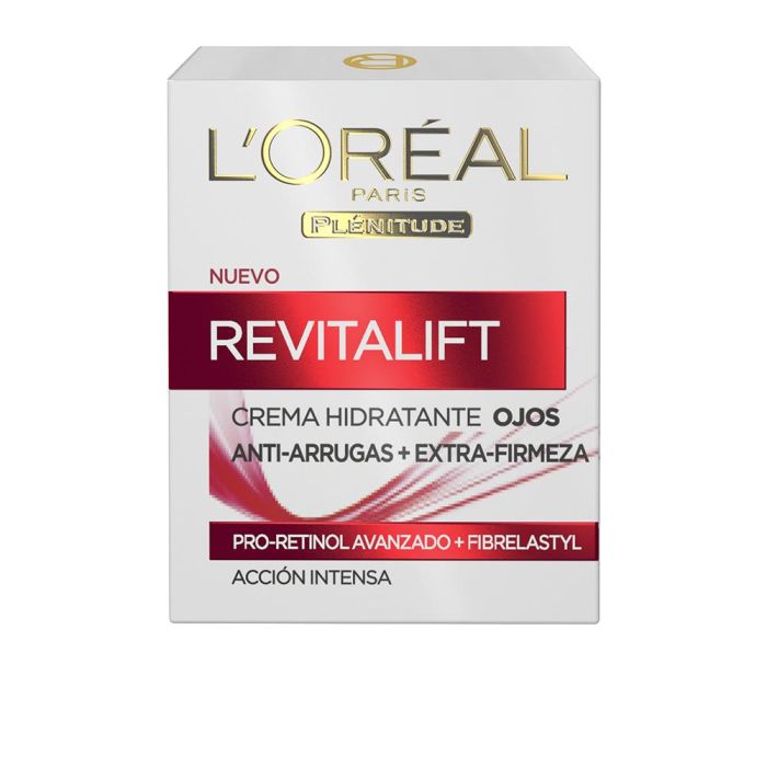L'Oréal Paris REVITALIFT Contorno Ojos Anti-Arrugas y Firmeza, Crema para Todo Tipo de Pieles, 15 ml 1