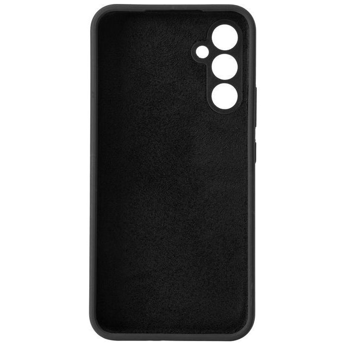 eSTUFF Funda Silicona Madrid para Samsung Galaxy A54 - Protección trasera y lateral, tacto suave, interior de microfibra, color negro.