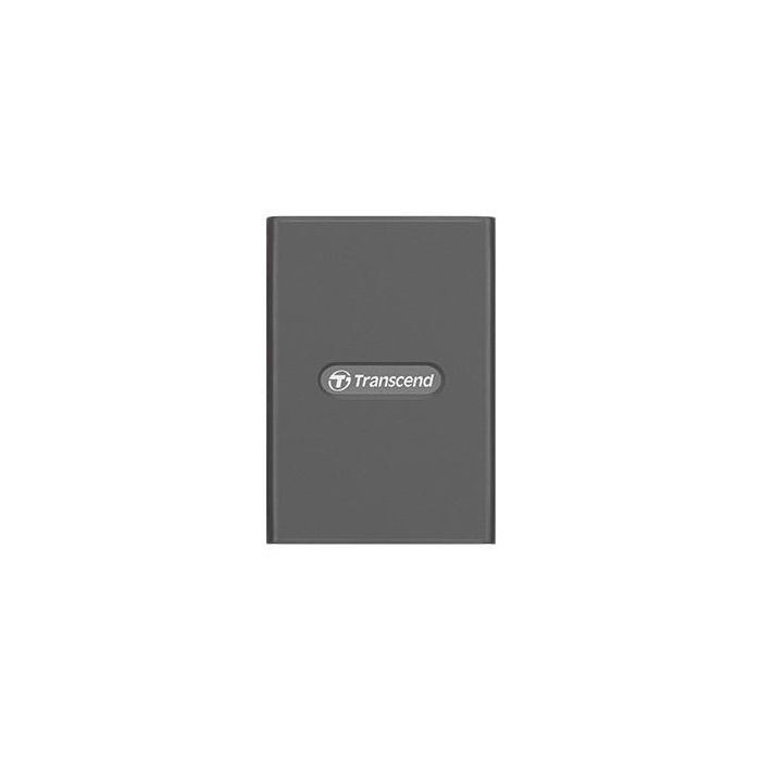 Transcend TS-RDE2 Lector de Tarjetas CFexpress USB 3.2 Gen 2 Type-C Gris 20000 Mbit/s Aluminio