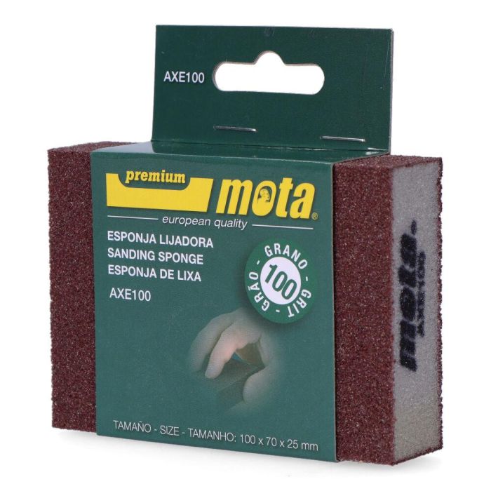 Mota Herramientas Esponja Lijadora Óxido de Aluminio Grano 100 Uso General Pared Metal Madera 1 Mota Herramientas Esponja Lijadora Óxido de Aluminio Grano 100 Uso General Pared Metal Madera 1