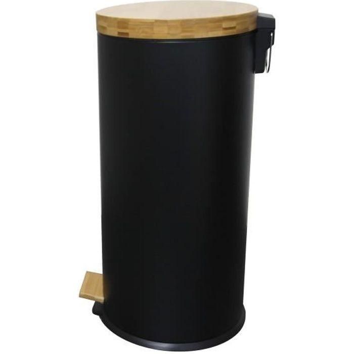 MOVIMIENTO DE COCINA Pedal Kitchen Waste Bin Forest - 30L - Negro mate MOVIMIENTO DE COCINA Pedal Kitchen Waste Bin Forest - 30L - Negro mate
