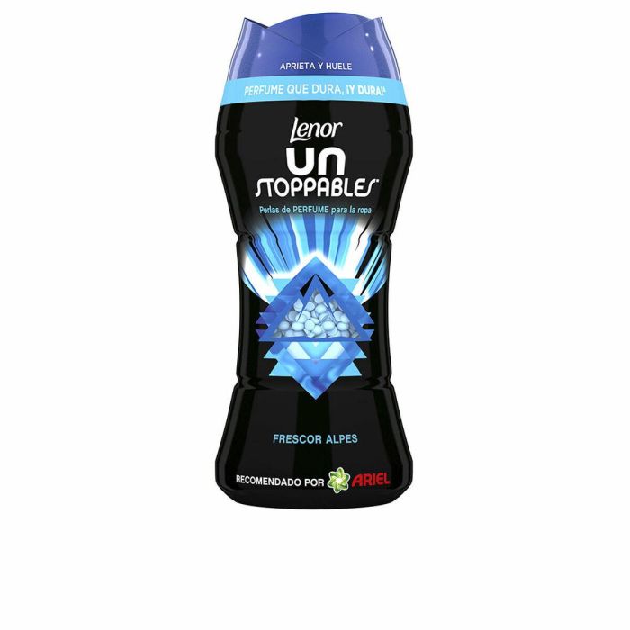 Lenor UNSTOPPABLES Perlas Potenciadoras de Fragancia para Ropa Suavizante Frescor Intenso Aroma Alpes 210g
