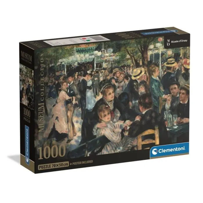 Clementoni CLE8005125399710 Puzzle 1000 Piezas Renoir: Bola en el Molino 0 Clementoni CLE8005125399710 Puzzle 1000 Piezas Renoir: Bola en el Molino 0