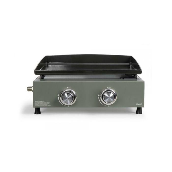Livoo DOC323 Plancha de gas 5000W, placa de acero esmaltado 45,5 x 35,5 cm 1