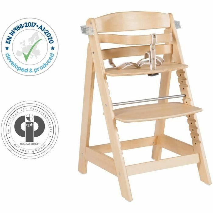 Roba ROB4005317310732 Trona SIT UP CLICK & FUN con bandeja extraíble, altura regulable, hasta 70kg, madera natural 5 Roba ROB4005317310732 Trona SIT UP CLICK & FUN con bandeja extraíble, altura regulable, hasta 70kg, madera natural 5
