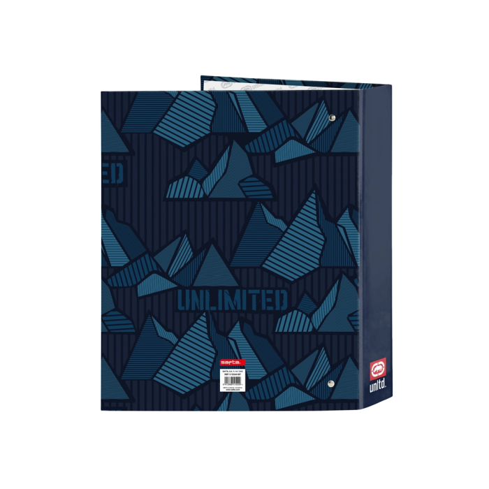 Carpeta de anillas Eckō Unltd. Peaks Azul marino A4 (27 x 33 x 6 cm) 1