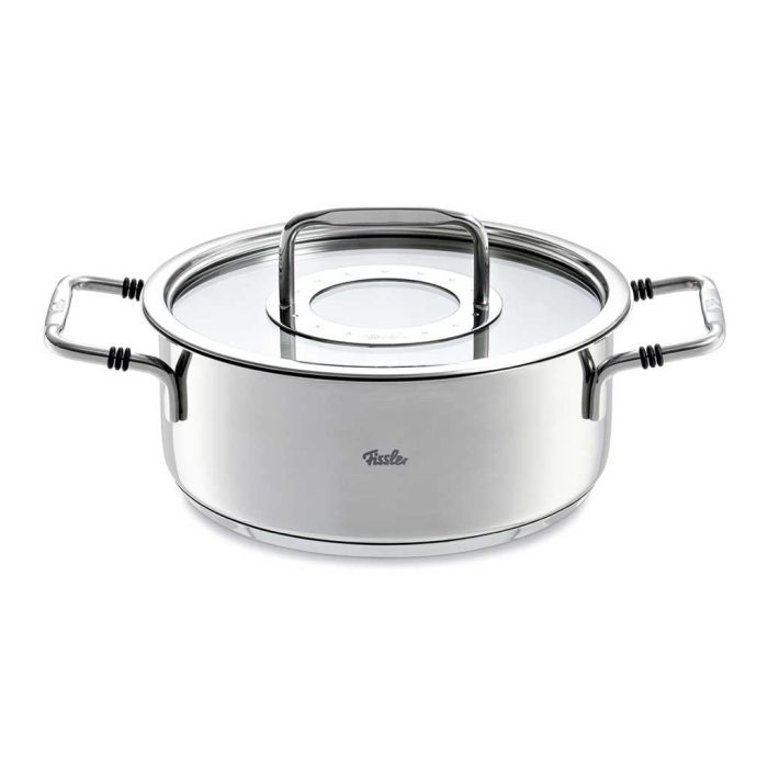 Fissler 086-122-20-000/0 Cacerola con Tapa 20cm – 2.4L Acero Inoxidable 18/10 Apto para Inducción Fissler 086-122-20-000/0 Cacerola con Tapa 20cm – 2.4L Acero Inoxidable 18/10 Apto para Inducción