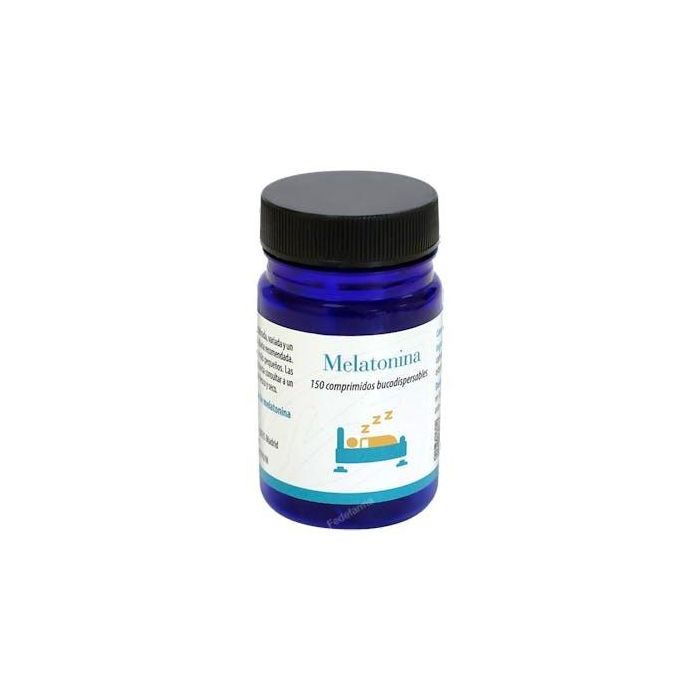CIEN POR CIEN NATURAL Melatonina 1 mg, 150 Comprimidos Bucodispersables para Reducir el Tiempo para Conciliar el Sueño y Jet Lag