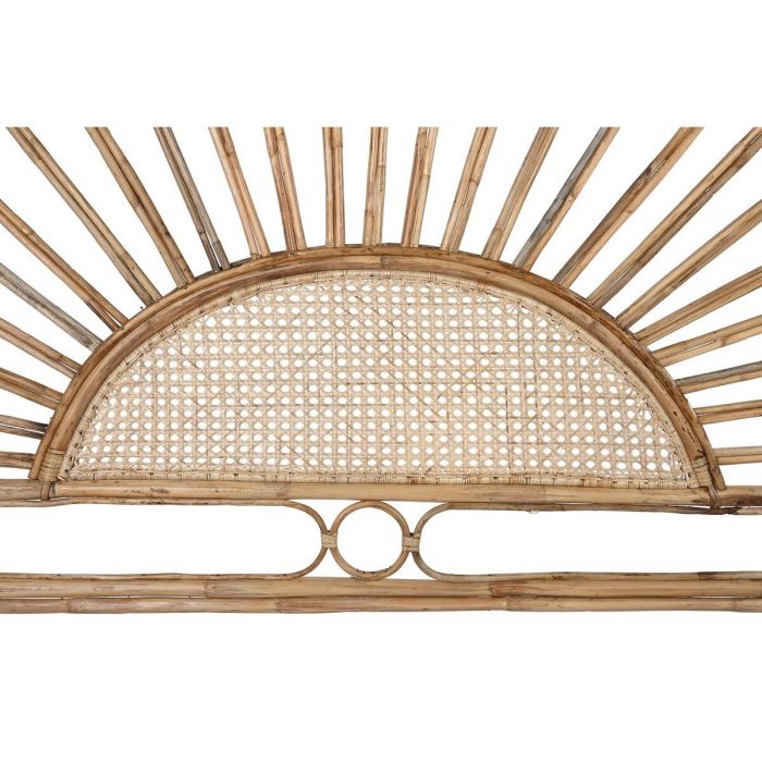 Cabecero de Cama DKD Home Decor Natural Girasol Madera Ratán 178 x 4 x 90 cm 178 x 4 x 127 cm 2