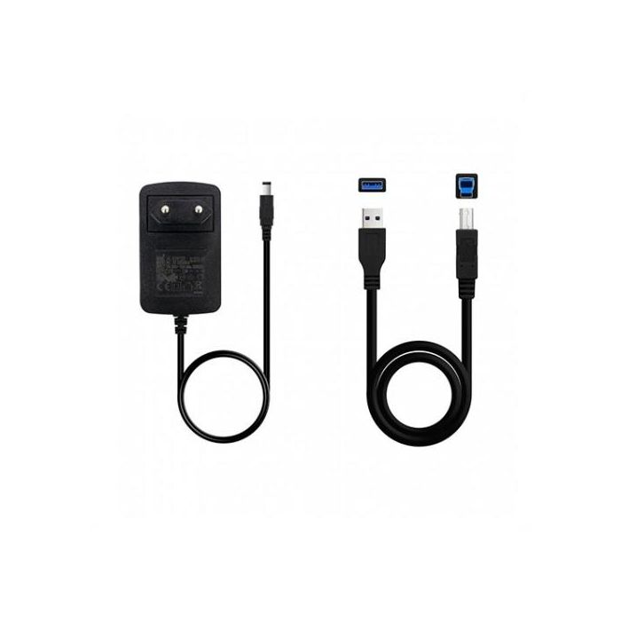 TooQ TQDS-802BW Docking Station Doble Bahía Discos Duros 2.5" 3.5" HDD/SSD, USB 3.0/3.1 Gen 1 (5Gbps), 8TB, Clonación UASP 2