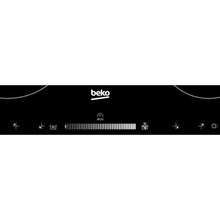 BEKO HIC64502T Placa vitrocerámica - 4 zonas - 6700W - L58 x P51cm - Revestimiento de vidrio - Negro 1 BEKO HIC64502T Placa vitrocerámica - 4 zonas - 6700W - L58 x P51cm - Revestimiento de vidrio - Negro 1