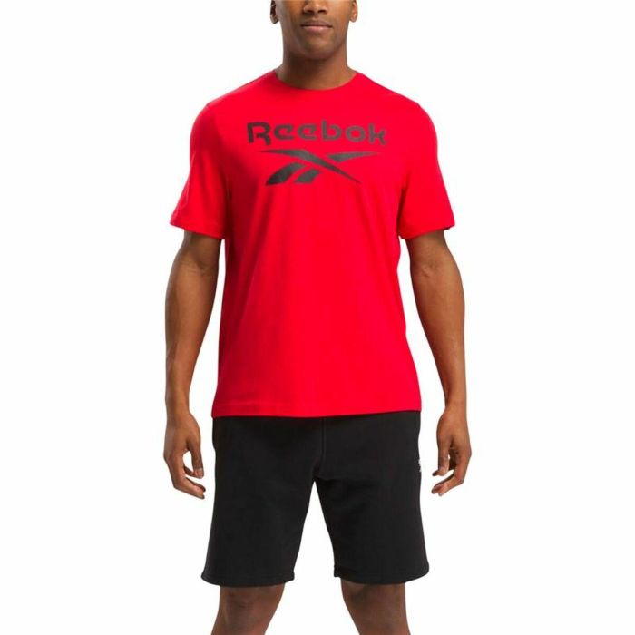 Camiseta de Manga Corta Hombre Reebok Reebok Identity Big Rojo 2