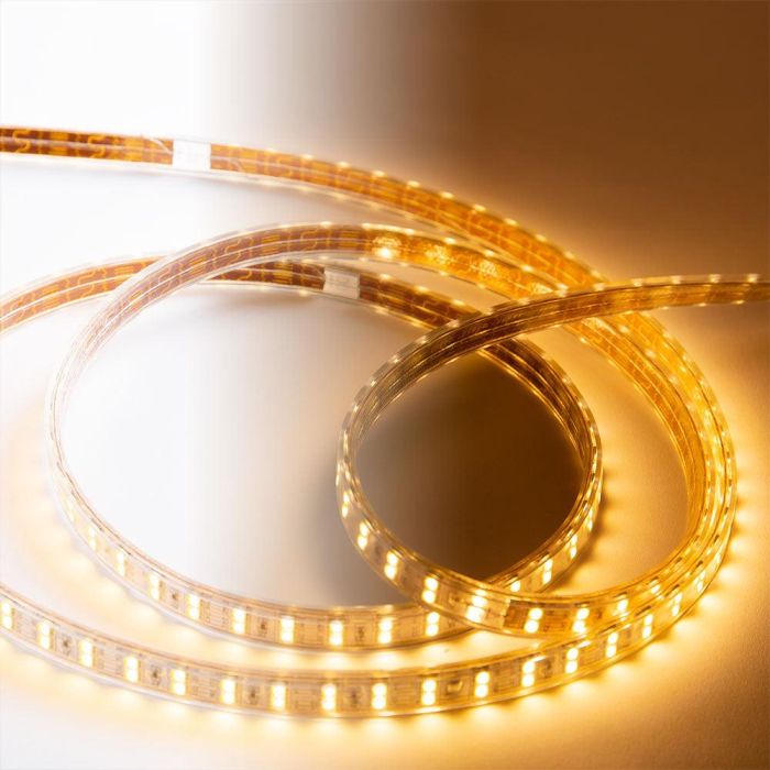 Tira de 120 LEDs/M 500W 1.000Lm 6000ºK SMD5050 220VAC IP65 x50M 40.000H  [HO-220-120-50M-CW] 9