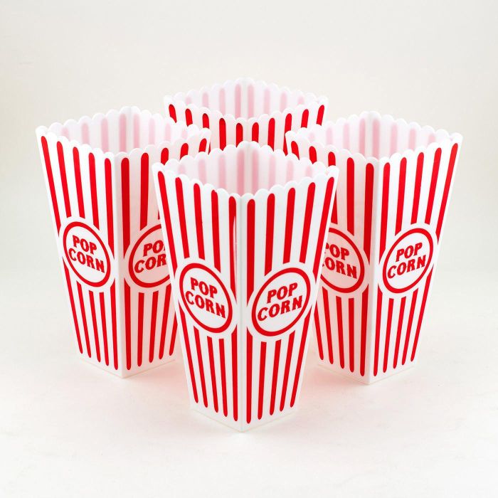 Cubo para palomitas de plástico Algon 9.5 x 19.3 cm (24 Unidades) 4