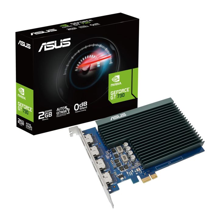 Asus Tarjeta Gráfica GeForce GT 730 2GB GDDR5 90YV0H20-M0NA00 2