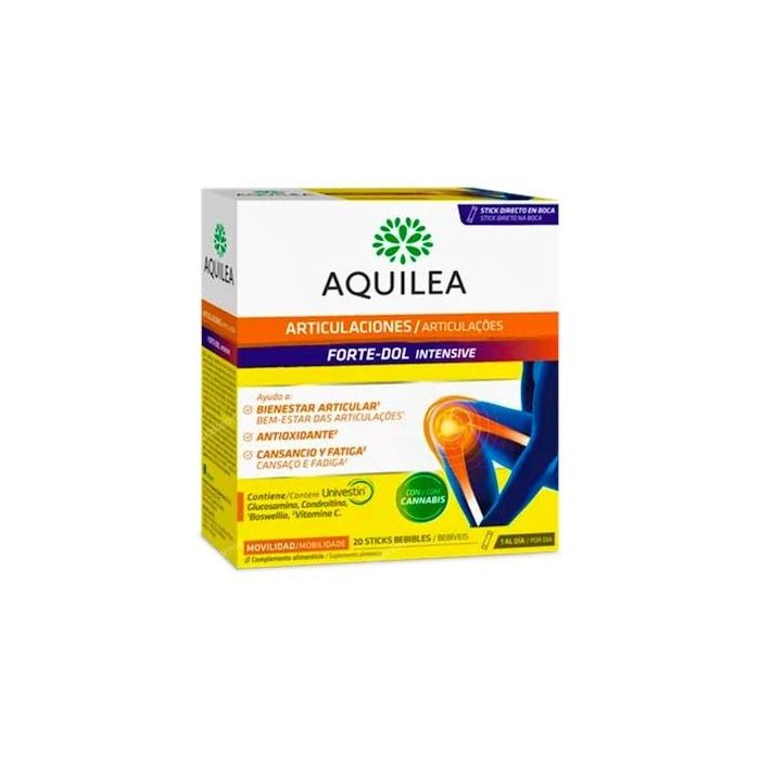 Aquilea Articulaciones Forte-Dol Sticks Bebibles 20 u - Salud Articular con Boswellia y Vitamina C