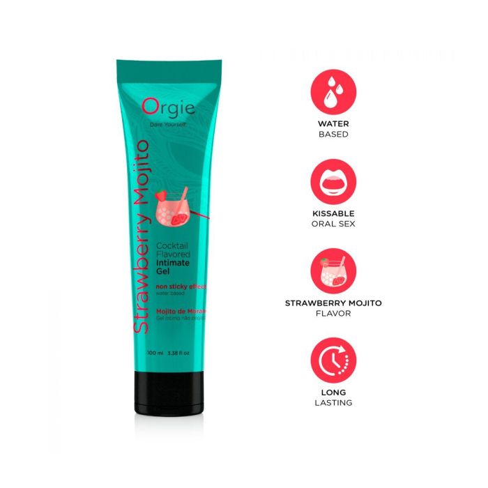 Lubricante Orgie Strawberry Mojito 100 ml Fresa 1