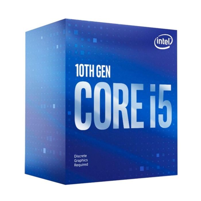 Intel Core i5-10400F Procesador 6 Nucleos 2.9GHz Socket LGA 1200 10ª Generación BOX con Refrigerador Incluido