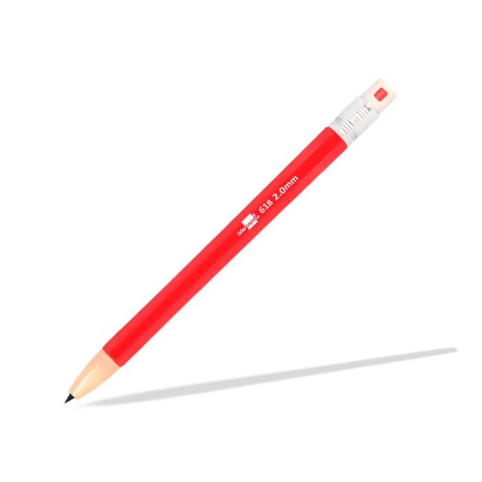 Liderpapel Portaminas 2 mm, Colores Surtidos, Con Goma de Borrar 2