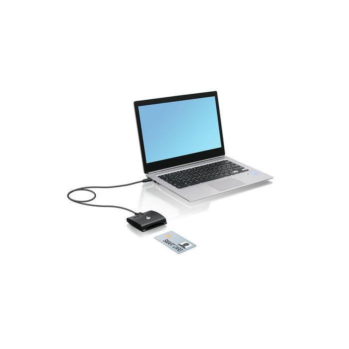 IOGEAR Lector de Tarjetas Inteligentes USB-C, Lector CAC TAA Compliant, Alta Velocidad de Transferencia para Sistemas Seguros 1