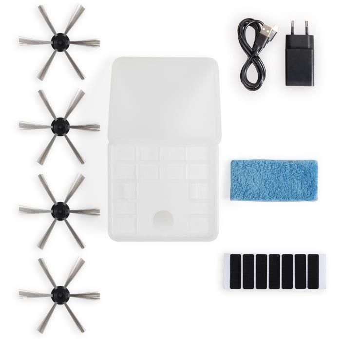 Livoo DOH135N Aspiradora Robot 800 Pa, 70 min Autonomía, 67 dB, Depósito 500 mL, Negro 3