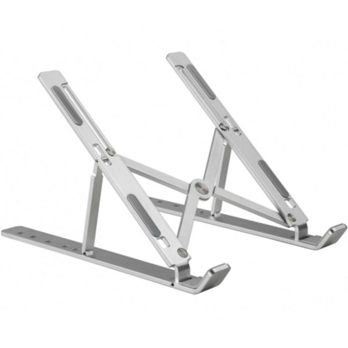 Conceptronic Soporte Base Refrigeración Portátil, Ajuste de Altura, Aleación de Aluminio, para Portátiles Hasta 15.6"