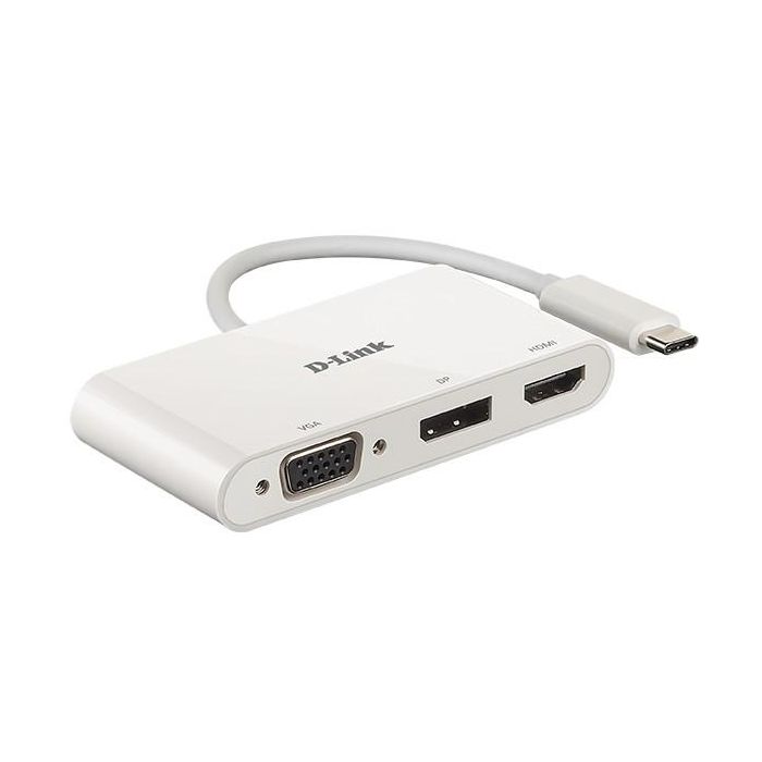 D-Link Hub Adaptador USB-C a HDMI/DisplayPort/VGA 4K Multi-Stream para 3 Monitores Simultáneos, Compatible Thunderbolt 3, Portátil 0 D-Link Hub Adaptador USB-C a HDMI/DisplayPort/VGA 4K Multi-Stream para 3 Monitores Simultáneos, Compatible Thunderbolt 3, Portátil 0