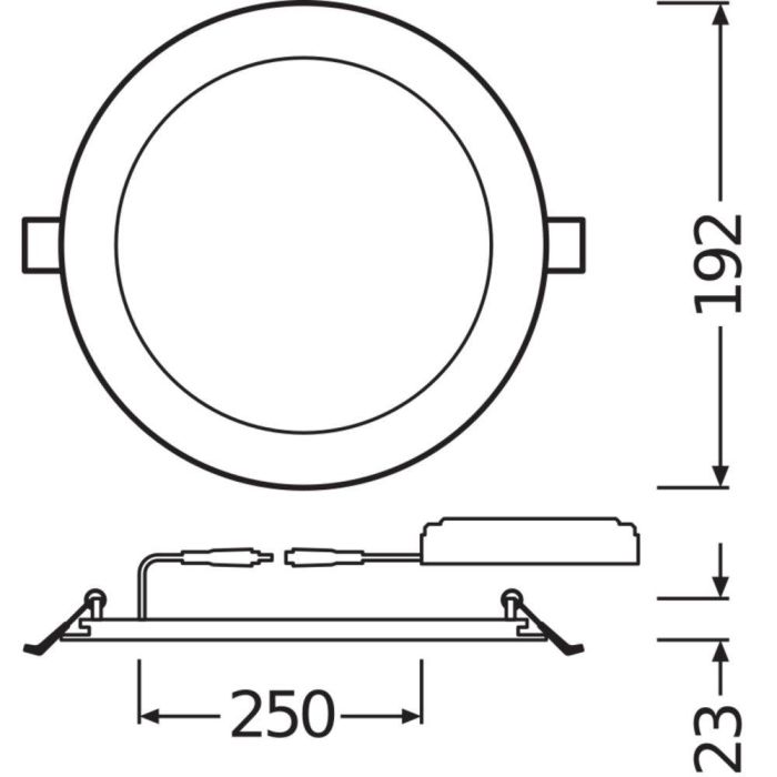 [LVE-4058075063921] Downlight LED LEDVANCE   17W 1350Lm 3000K 120º IP20 2