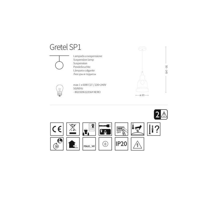 Lámpara Colgante "Gretel" [I-L-122564] 1