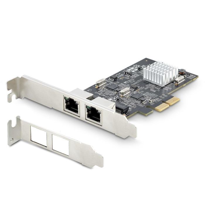 Tarjeta Red Startech Pr22 gri - Network - Card 2X Rj45 5