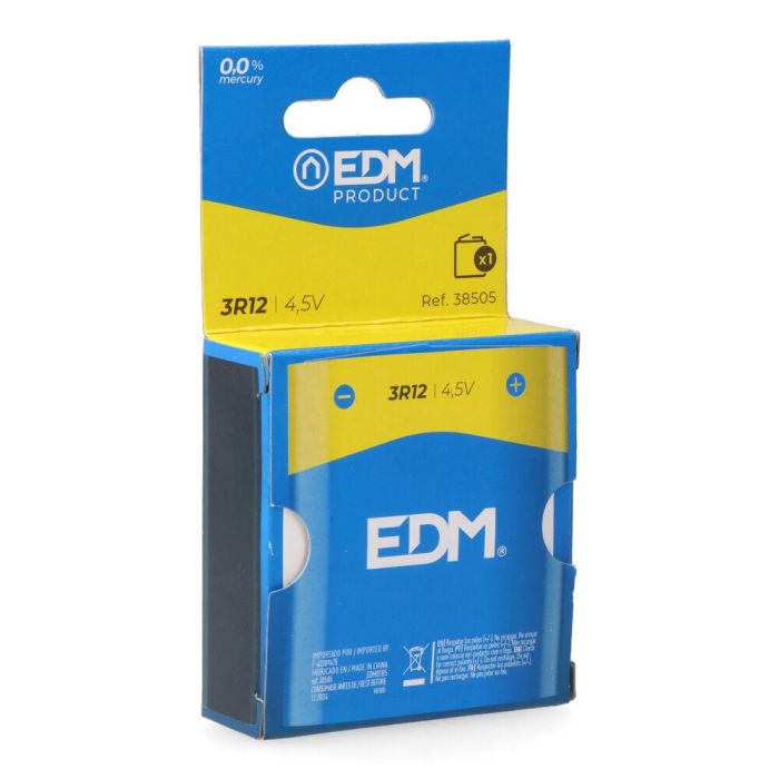 Edm Pila Petaca 3LR12 Alcalina 4,5V 62x22x67mm 1