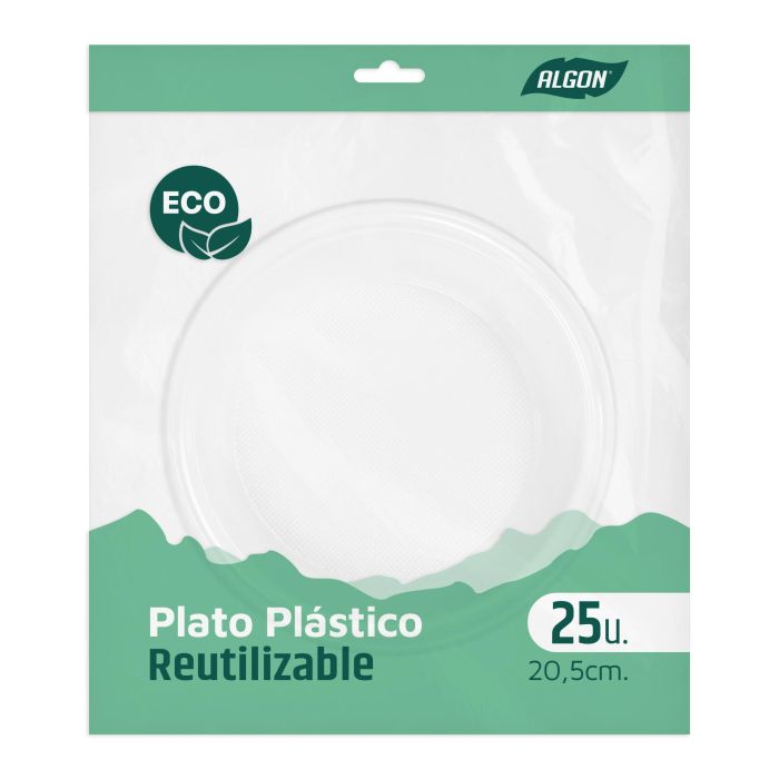 Set de 25 platos hondos rojos plásticos económicos 20.5 cm Algon (12 Cajas) 3 Set de 25 platos hondos rojos plásticos económicos 20.5 cm Algon (12 Cajas) 3