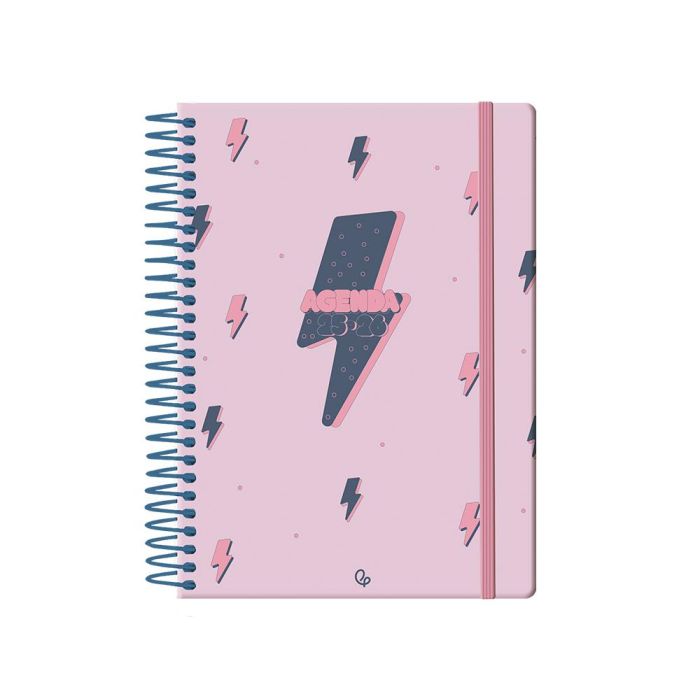 Agenda Escolar Liderpapel 25-26 Espiral Patterns Rayos Rosa Semana Vista A6 Bilingüe Papel Fsc 80 gr 1 Agenda Escolar Liderpapel 25-26 Espiral Patterns Rayos Rosa Semana Vista A6 Bilingüe Papel Fsc 80 gr 1
