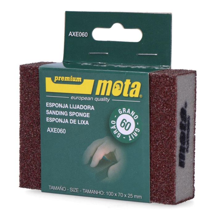 Mota Herramientas Esponja Lijadora de Aluminio Grano 60 para Pared, Metalurgia y Madera 170x70x25mm 1