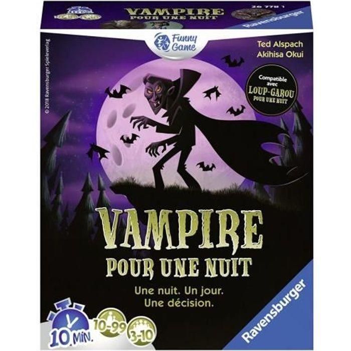 Juego de rol - RAVENSBURGER - Vampiro por una noche - 10 años - 30 min - Negro Juego de rol - RAVENSBURGER - Vampiro por una noche - 10 años - 30 min - Negro