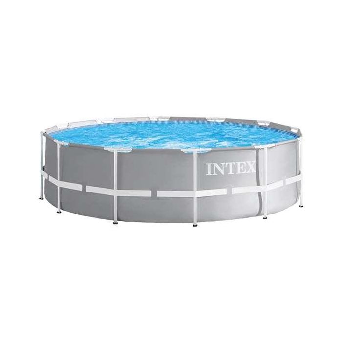 Intex Piscina Prism Frame con Depuradora 8592L, Redonda 366x99 cm para Niños +6 Años, PVC 6 Intex Piscina Prism Frame con Depuradora 8592L, Redonda 366x99 cm para Niños +6 Años, PVC 6