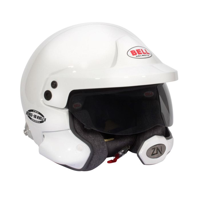 Casco Bell Mag-10 Rally Pro Blanco Hans Talla 61 Fia8859-Sa2020 BL1346018 1