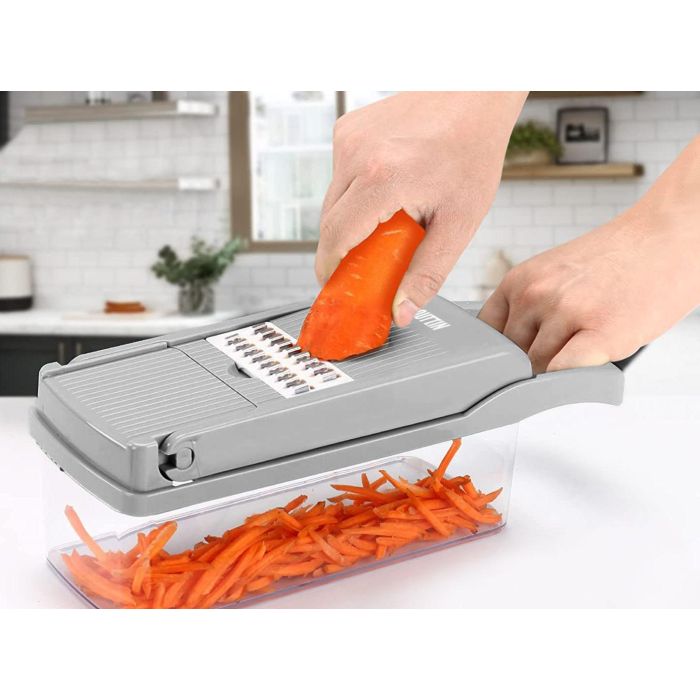 Quttin Cortador-Rallador Multifuncional con Depósito, 32x11.5x11.5 cm (6 Unidades) 3