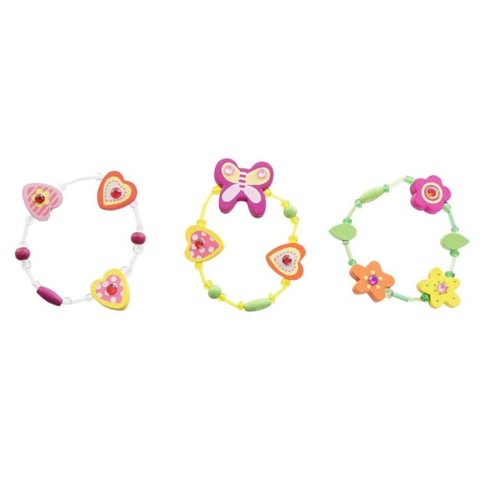 Pulsera DKD Home Decor Multicolor Flores Infantil 1