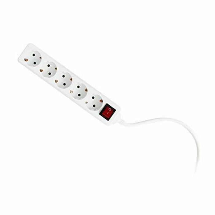 Regleta Enchufes 5 Tomas con Interruptor Ewent EW3916 (1,5 m) 4 Regleta Enchufes 5 Tomas con Interruptor Ewent EW3916 (1,5 m) 4