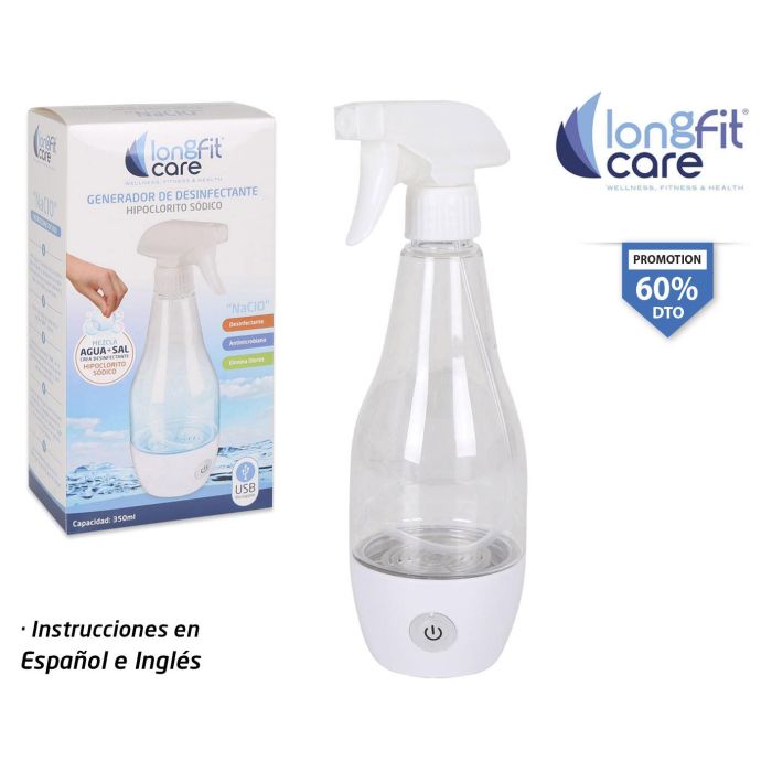 Generador de Desinfectante Longfit Care (2 Unidades) Generador de Desinfectante Longfit Care (2 Unidades)