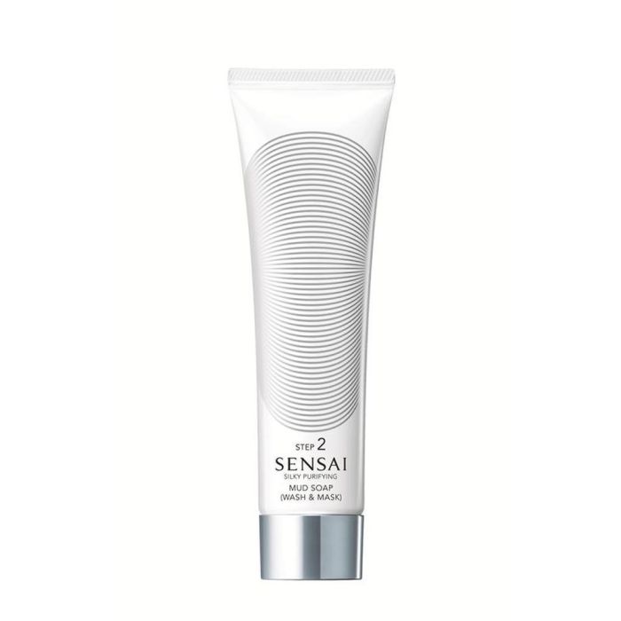 Kanebo Silk Mud Soap Wash & Mask | Jabón y Mascarilla Facial Arcillosa para Pieles Grasas, Limpieza Profunda, 125 mL