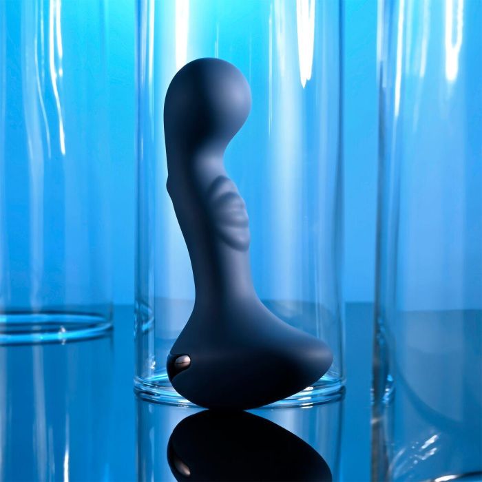 Vibrador Anal Negro Evolved Zero Tolerance Azul 4 Vibrador Anal Negro Evolved Zero Tolerance Azul 4