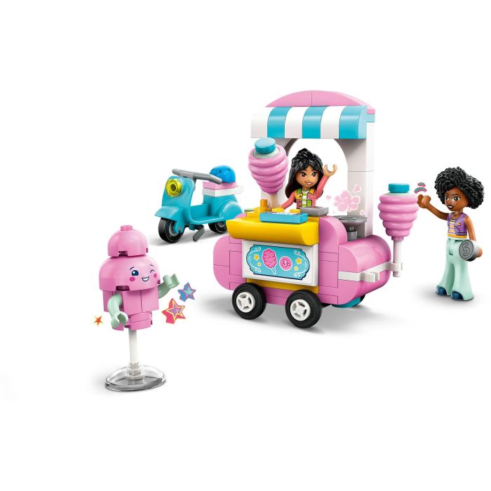 LEGO Friends 42643 - Puesto de Algodón de Azúcar y Moto, Set de Construcción con 2 Minipersonajes y Accesorios. Edad +6 años. 3