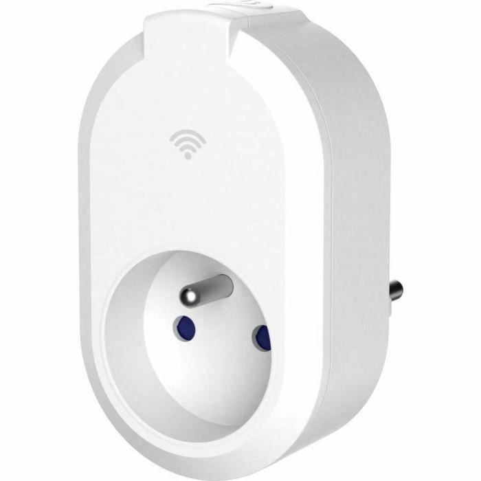 Link2Home Enchufe Inteligente WiFi 230V, Control por App y Voz, Compatible con Alexa y Google Home, Blanco 2