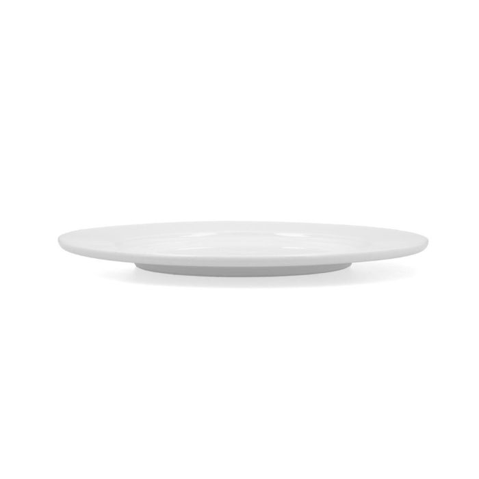 Bidasoa Plato Llano Porcelana Glacial Ala Ancha 25 cm, Blanco - Set 6 Unidades, Profesional Hostelería, Apto Lavavajillas y Microondas 1 Bidasoa Plato Llano Porcelana Glacial Ala Ancha 25 cm, Blanco - Set 6 Unidades, Profesional Hostelería, Apto Lavavajillas y Microondas 1