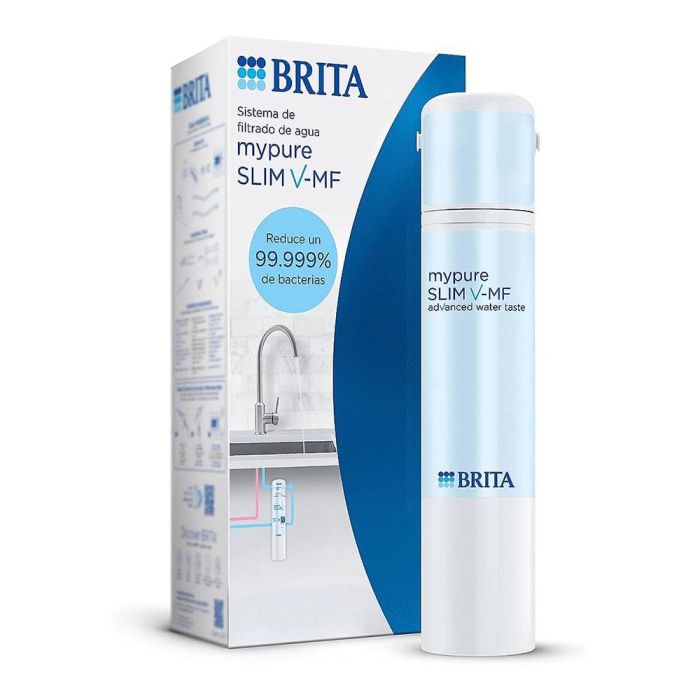 Sistema de filtración de agua para grifo mypure slim v-mf filtro para agua 1053236 brita 1